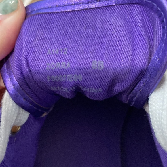 Coach Purple, Brown, and White Sneaker Tennis Shoes - Size 8 EUC - Picture 11 of 11